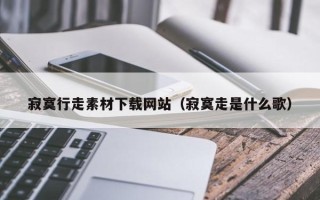 当阳寂寞行走素材下载网站（寂寞走是什么歌）